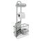 Bath Bliss Cottage Collection Gray Adjustable Bathroom Organizer